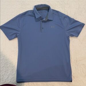 Under Armour Men's Blue Golf Polo